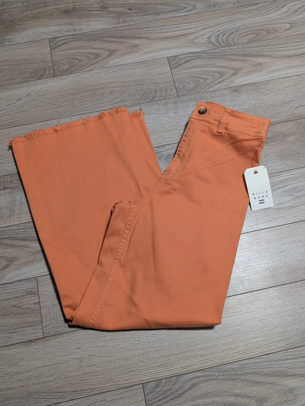Billabong Women's Orange Wide Leg Jeans